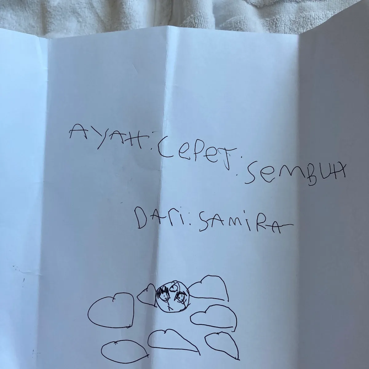 Surat dari Samira: Ayah cepet sembuh